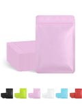 FireKylin 100 Pack Resealable Packaging Bags for Small Business Double-Sided Color Smell Proof Bags for Food Storage Flat Bags (Black, 2.7" x 3.8")