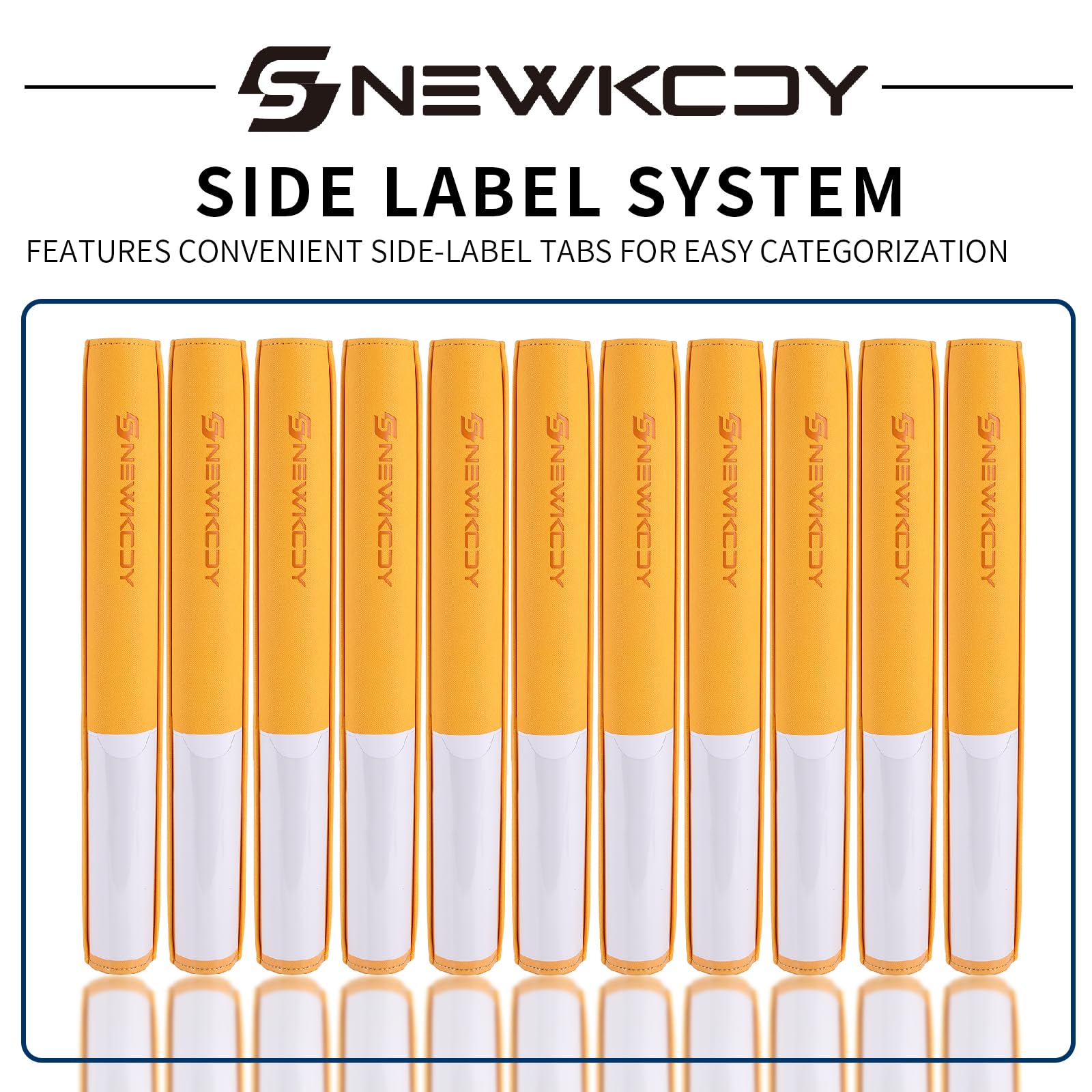 Snekdy Top loader Binder, 9 Pockets Top Loader，Holds 360 Top Loaders cards, Card binder with Sleeves for card in 3 x 4 inches color smooth Zipper PU Leather (Black)