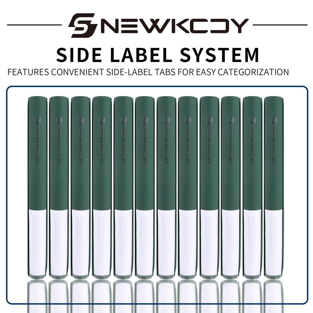 Snekdy Top loader Binder, 9 Pockets Top Loader，Holds 360 Top Loaders cards, Card binder with Sleeves for card in 3 x 4 inches color smooth Zipper PU Leather (Black)
