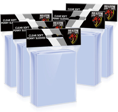 1000 Counts Card Sleeves Top Loaders for Trading Cards, Penny Soft Sleeves Baseball Card Sleeves Protectors Fit for Sports Cards, Football, Game Card