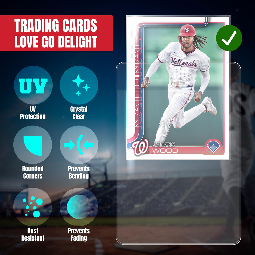Semi Rigid Card Holders & Sleeves for PSA Trading Card Grading Submission