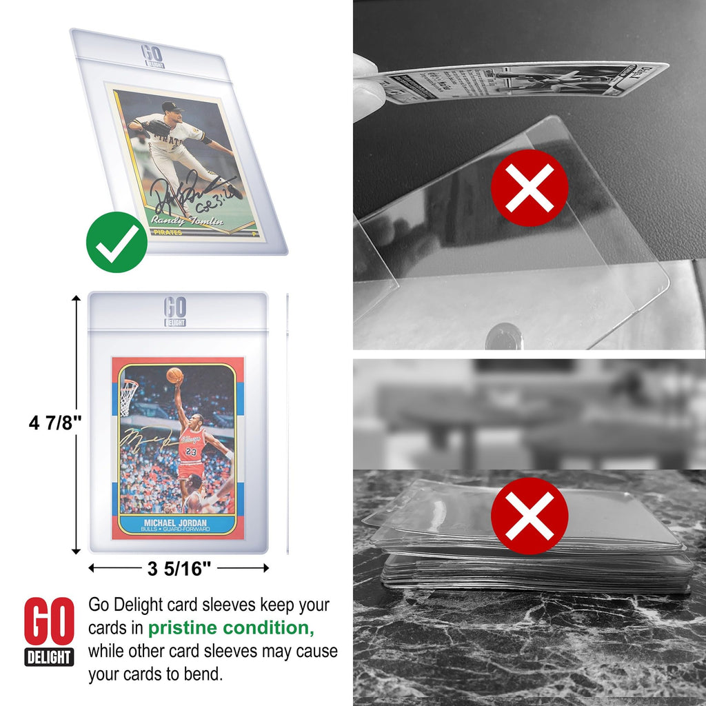Semi Rigid Card Holders & Sleeves for PSA Trading Card Grading Submission