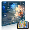 Playmat for One Piece Card Game for Two Players, 24x24 inches, with 4-Pocket Card Binder Set and 400+ Card Capacity