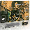 for one Piece TCG playmat Set - 14x24 inches Gaming mat with 2 Skull dice and Storage Bag for one Piece Card Game Adventures (Skeleton)